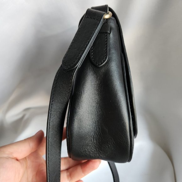 Radley London Black Leather Lady Crossbody Bag /Purse - Picture 3 of 16